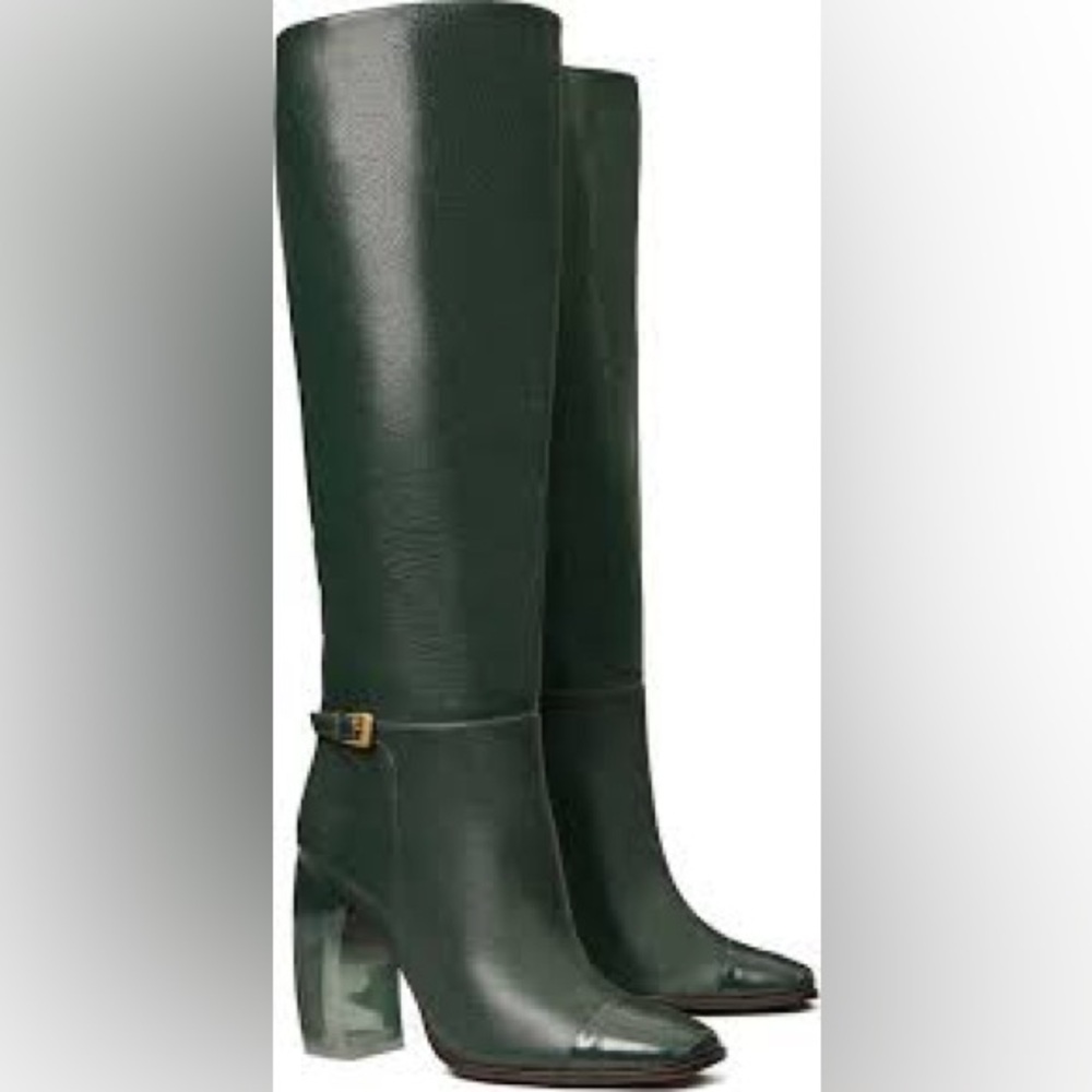 Tory Burch Banana Block Heel Tall Boot size 10 NEW NO BOX